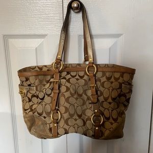 Old school coach purse